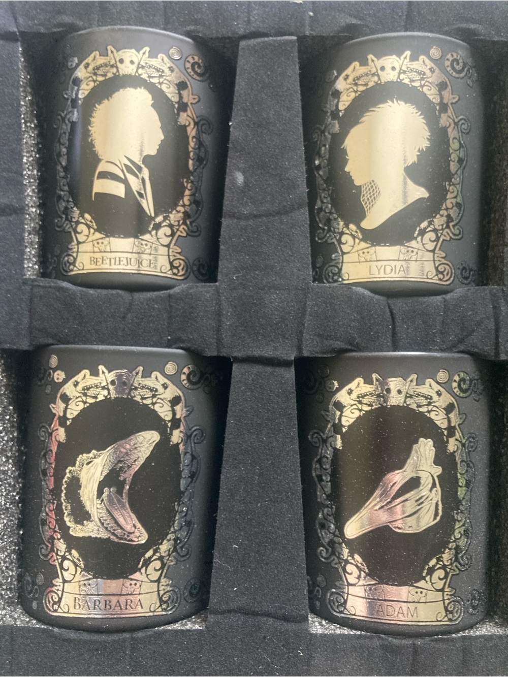 Halloween Beetlejuice Votive Candle Set